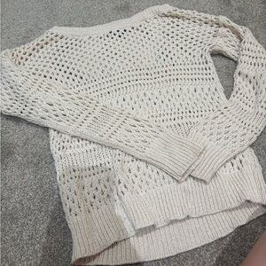 American Eagle Crochet Sweater